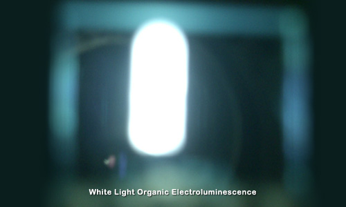 White light organic electroluminescence